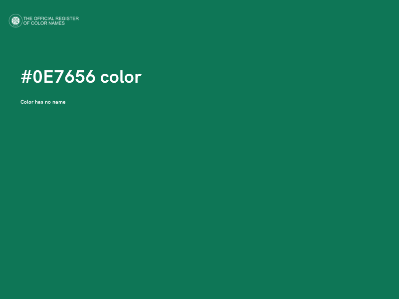 #0E7656 color image