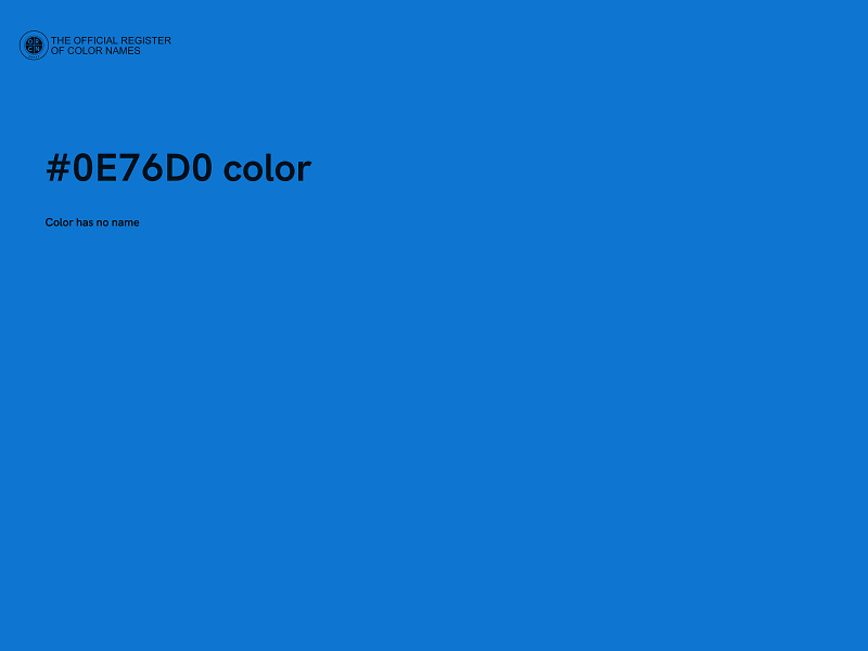#0E76D0 color image