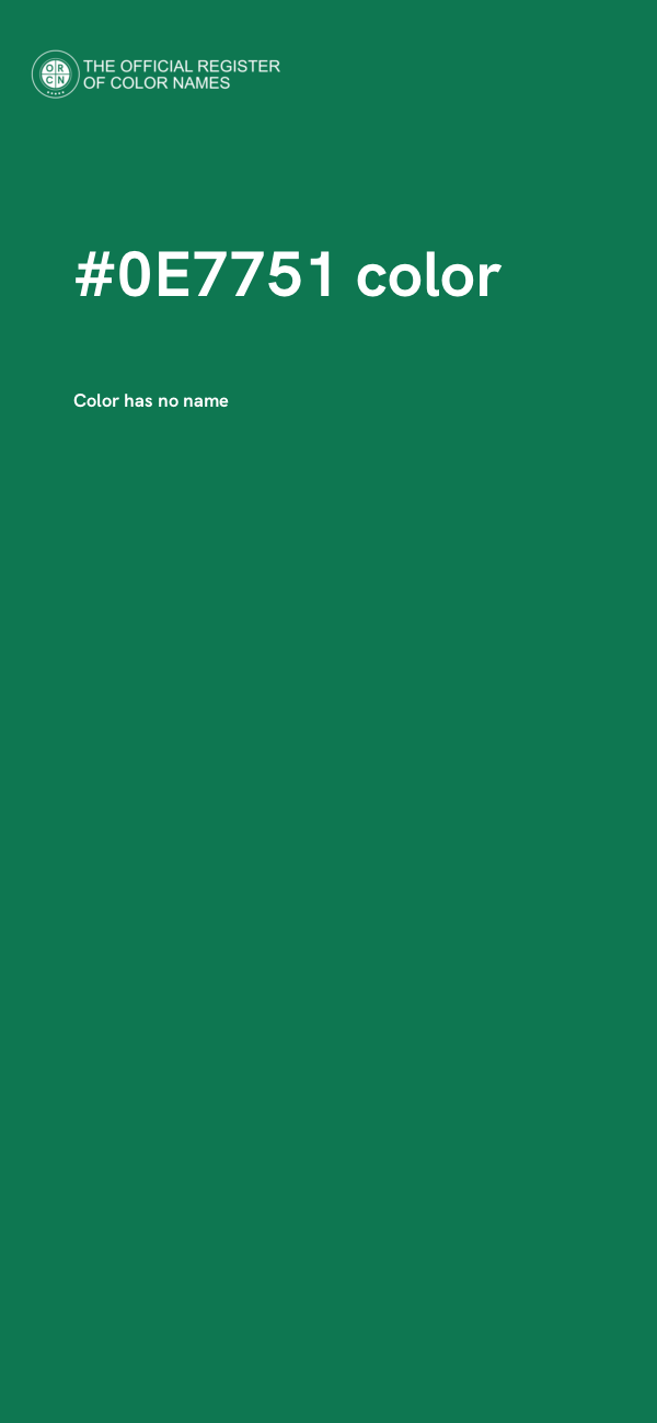 #0E7751 color image