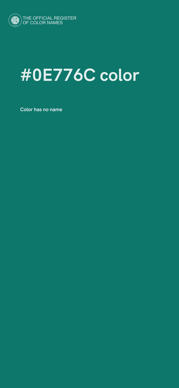 #0E776C color image