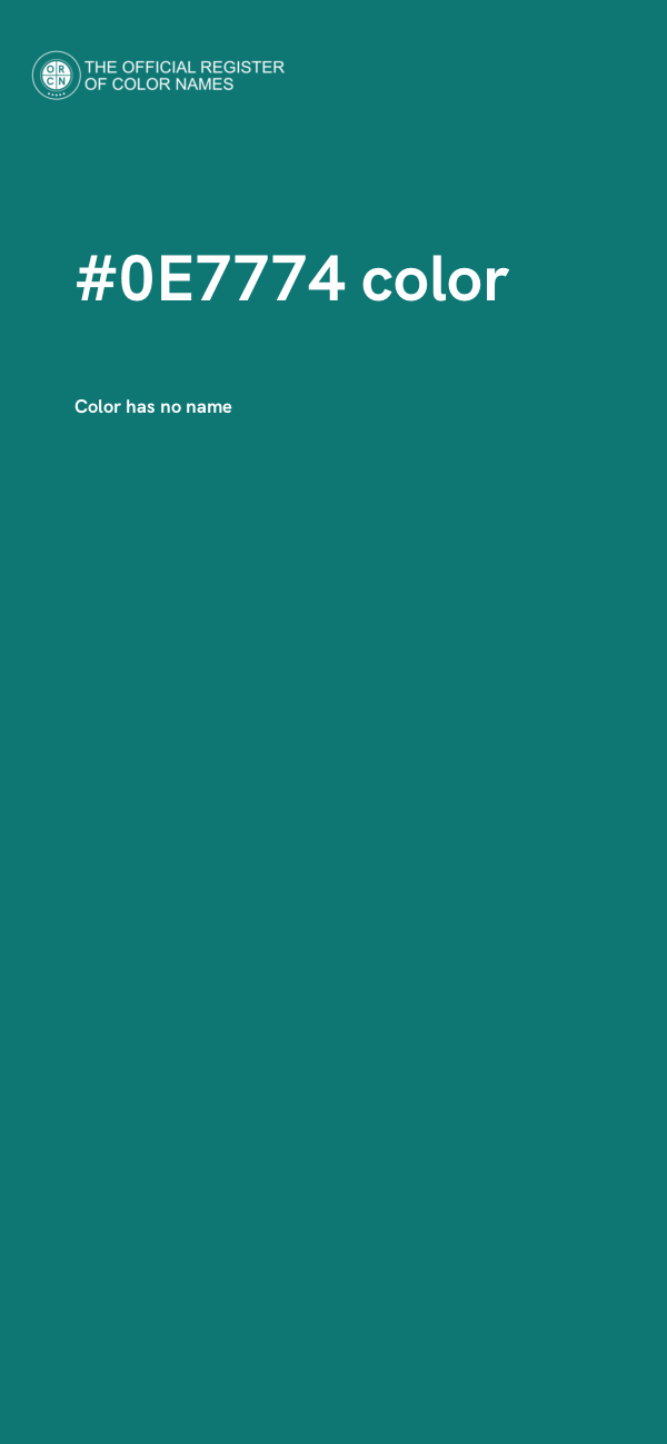 #0E7774 color image