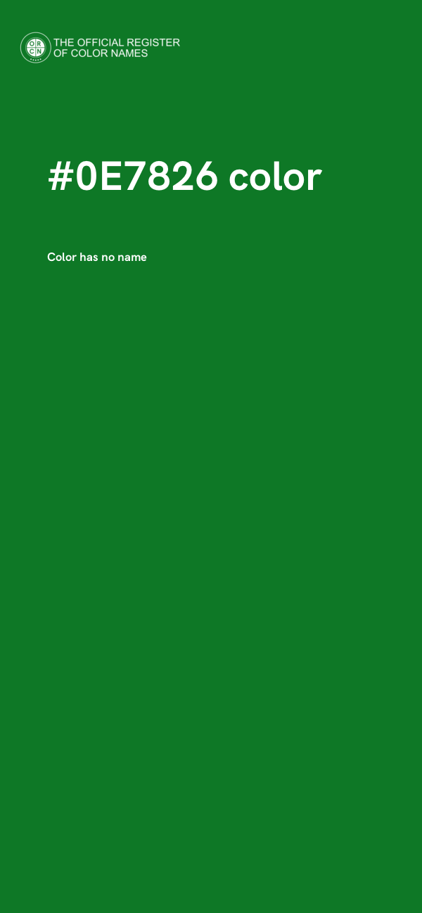 #0E7826 color image