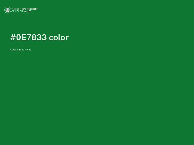 #0E7833 color image