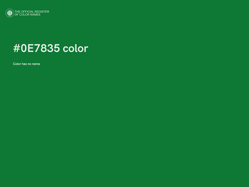 #0E7835 color image