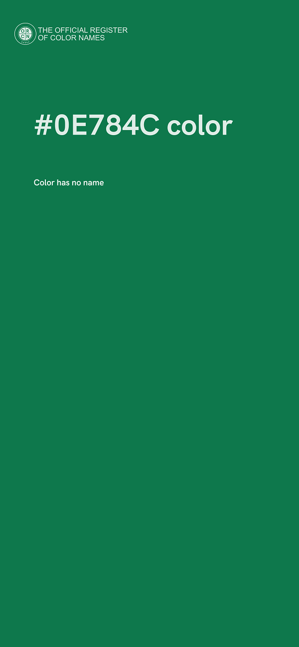 #0E784C color image