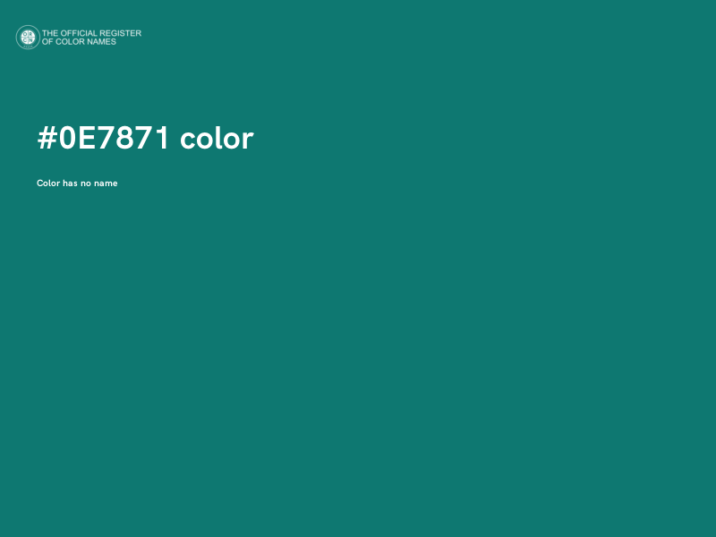 #0E7871 color image