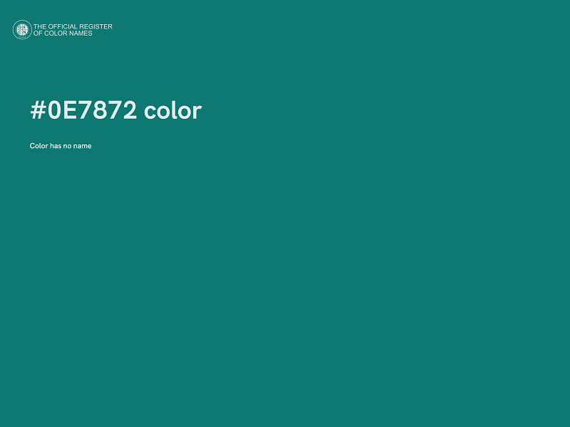 #0E7872 color image