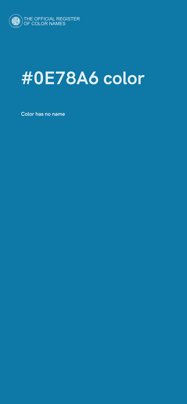 #0E78A6 color image