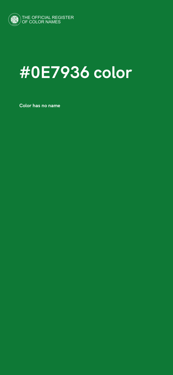 #0E7936 color image