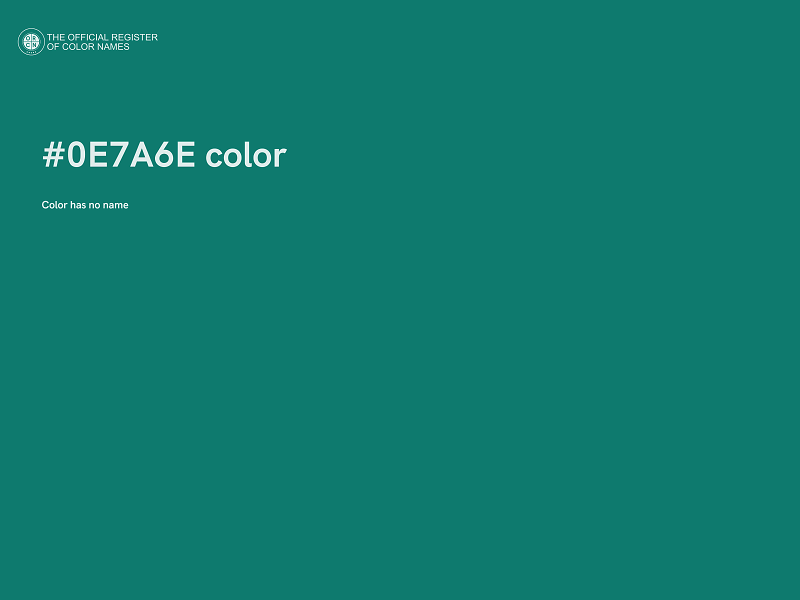 #0E7A6E color image