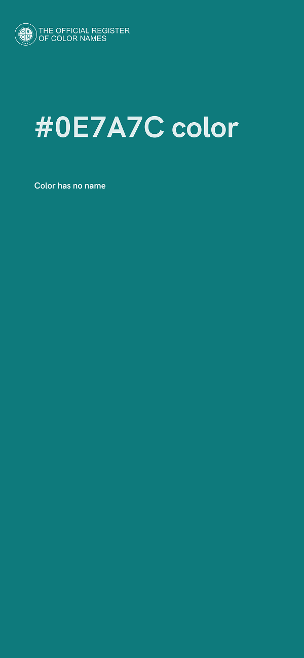 #0E7A7C color image