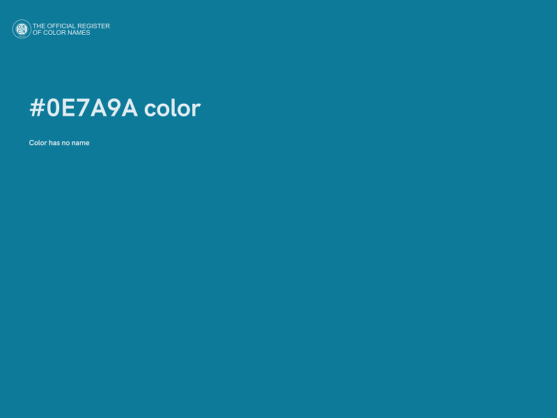 #0E7A9A color image