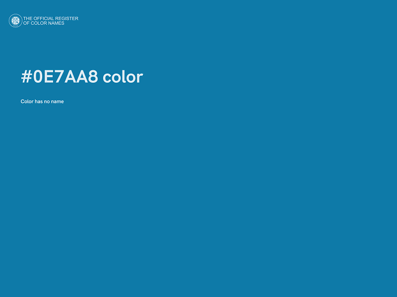 #0E7AA8 color image