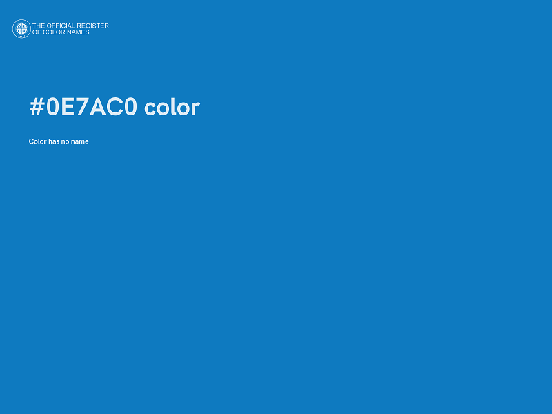 #0E7AC0 color image