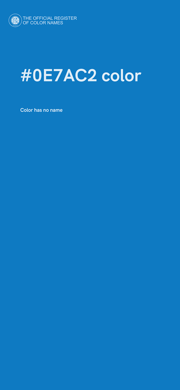 #0E7AC2 color image