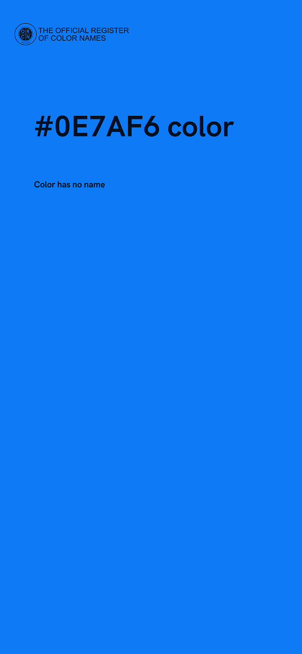 #0E7AF6 color image