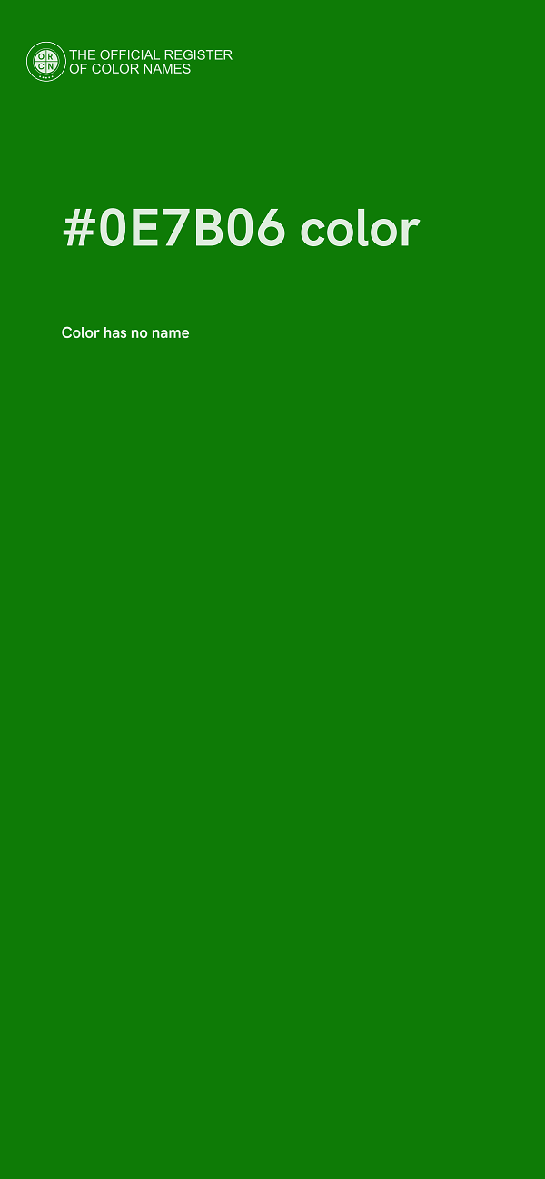 #0E7B06 color image