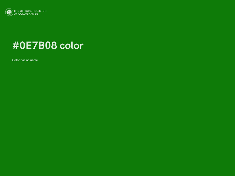 #0E7B08 color image