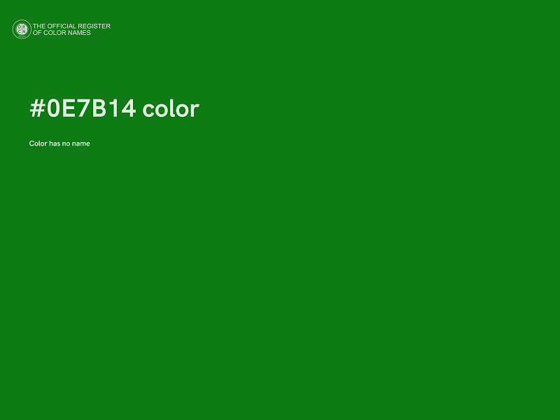 #0E7B14 color image