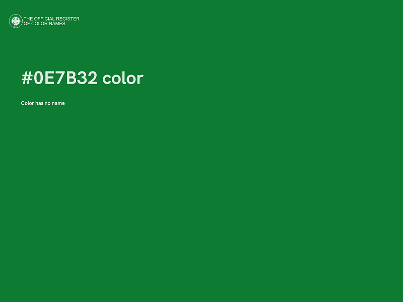 #0E7B32 color image