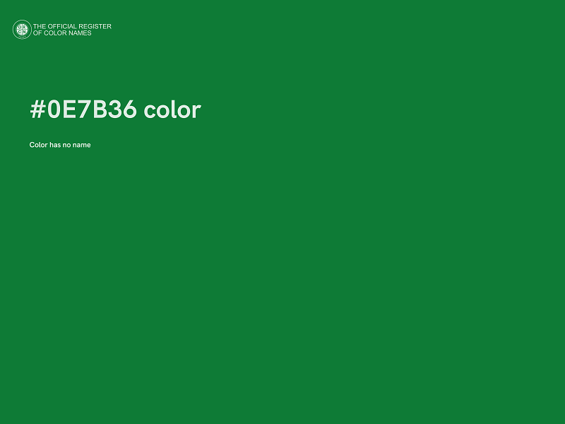 #0E7B36 color image