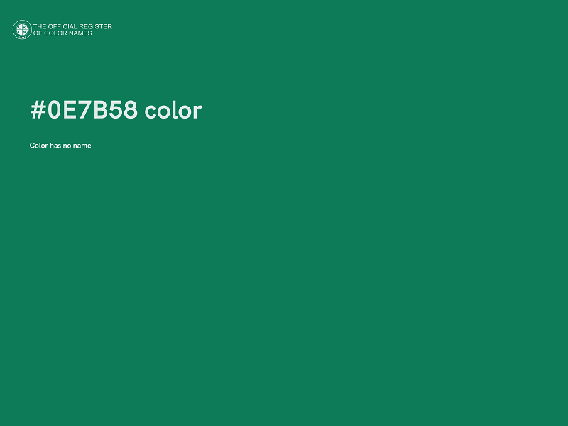 #0E7B58 color image