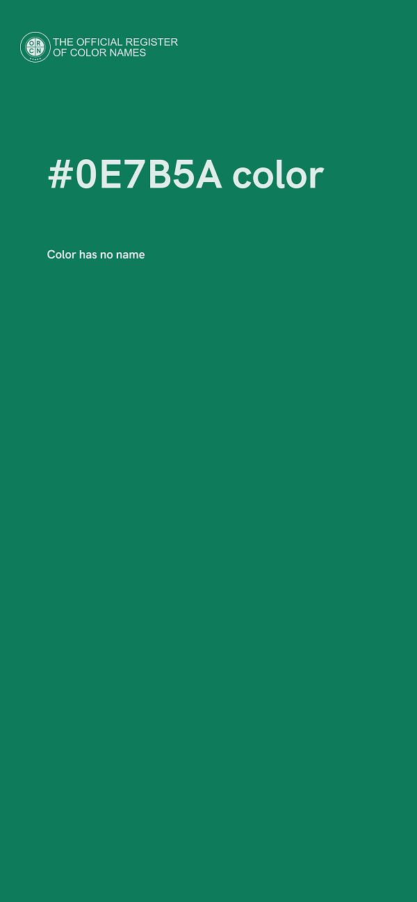 #0E7B5A color image
