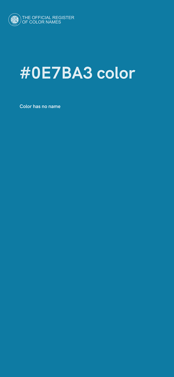 #0E7BA3 color image