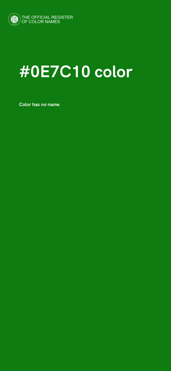 #0E7C10 color image