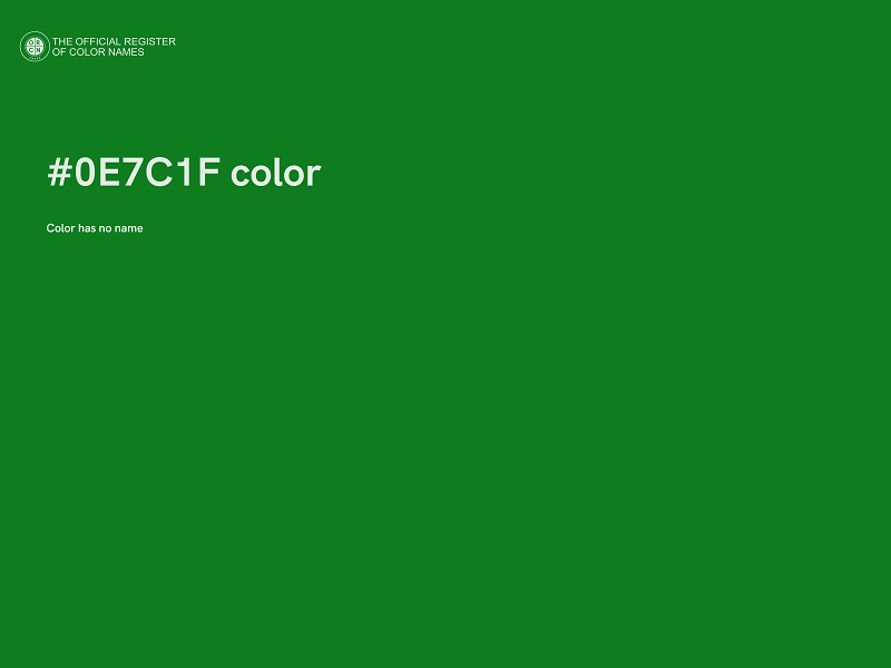 #0E7C1F color image