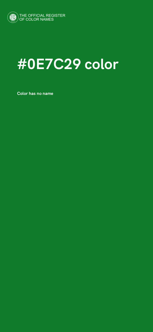 #0E7C29 color image