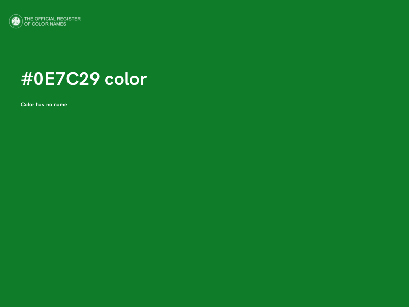#0E7C29 color image