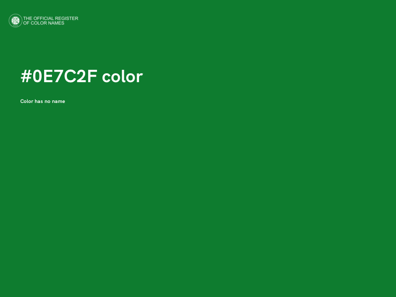 #0E7C2F color image