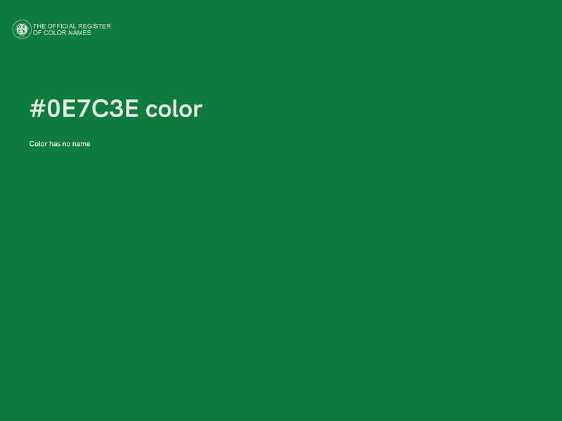 #0E7C3E color image