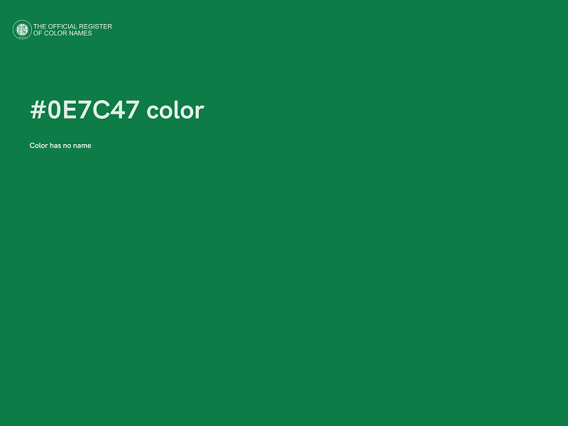 #0E7C47 color image