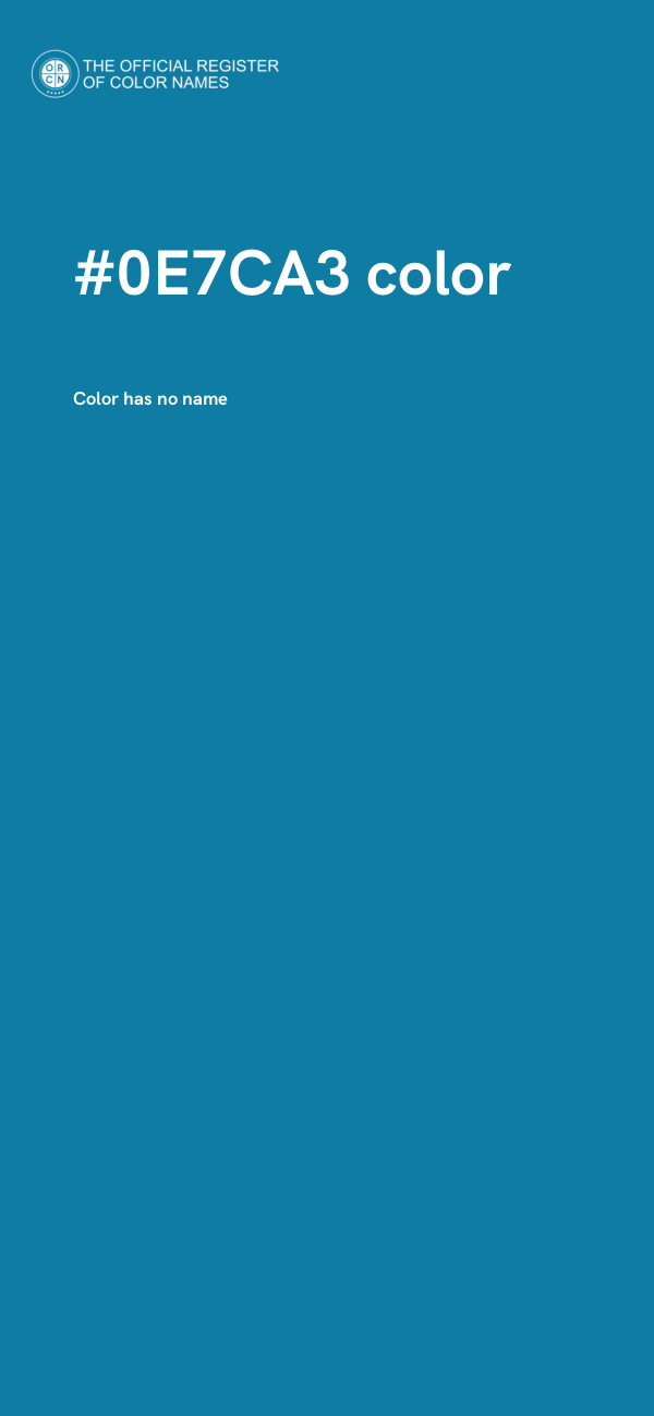 #0E7CA3 color image