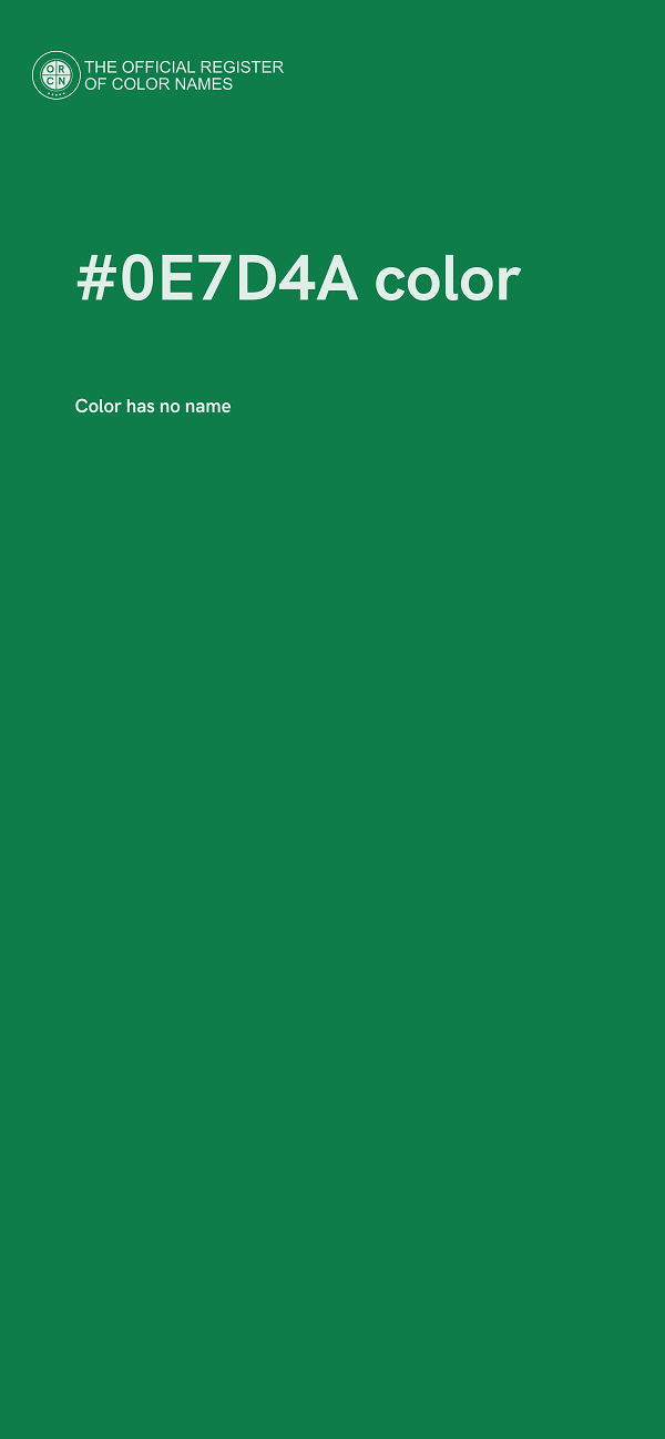 #0E7D4A color image