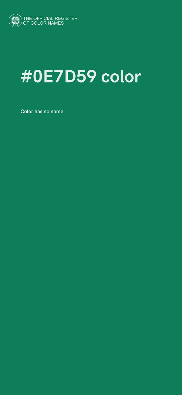 #0E7D59 color image