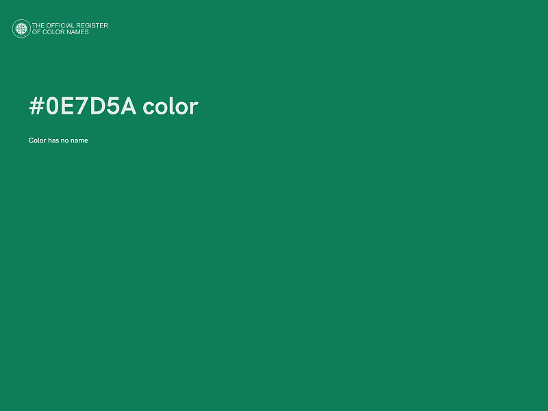 #0E7D5A color image