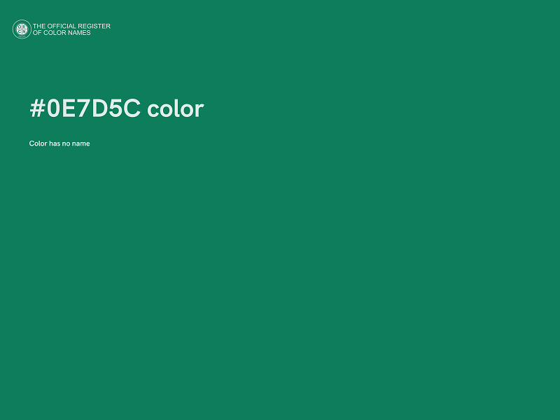 #0E7D5C color image