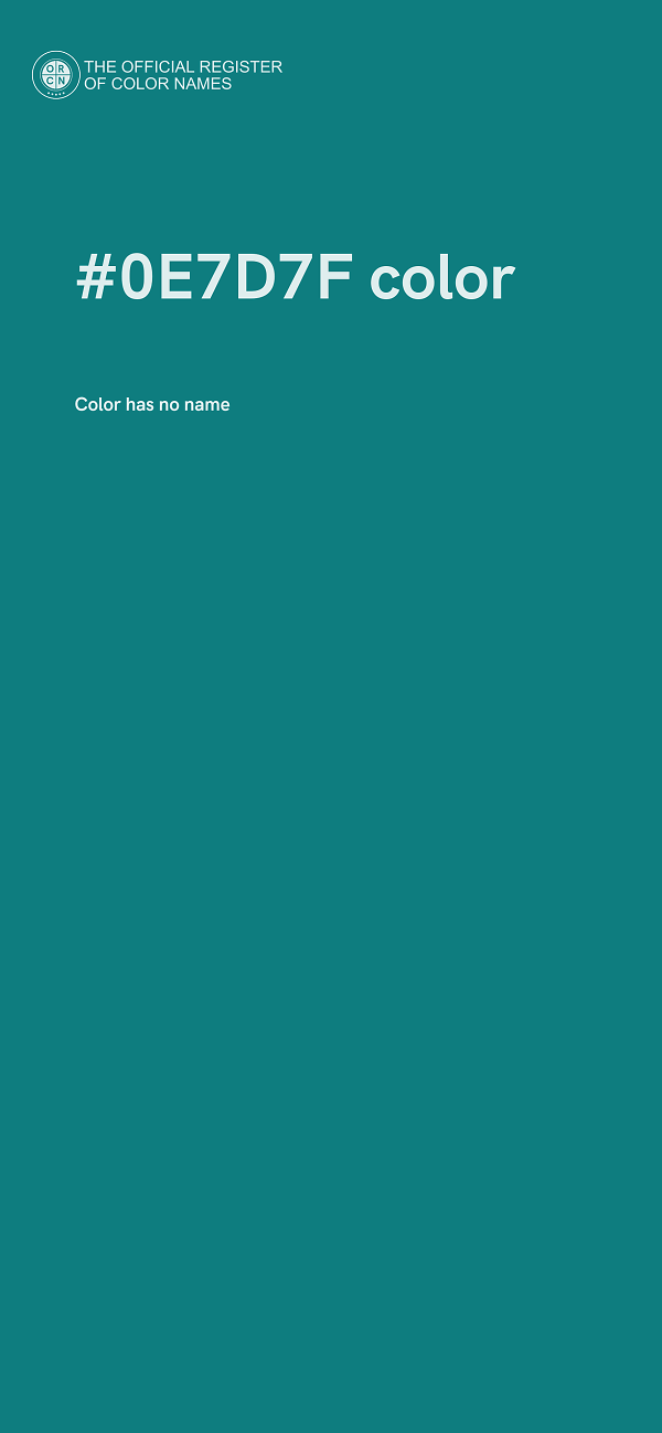 #0E7D7F color image