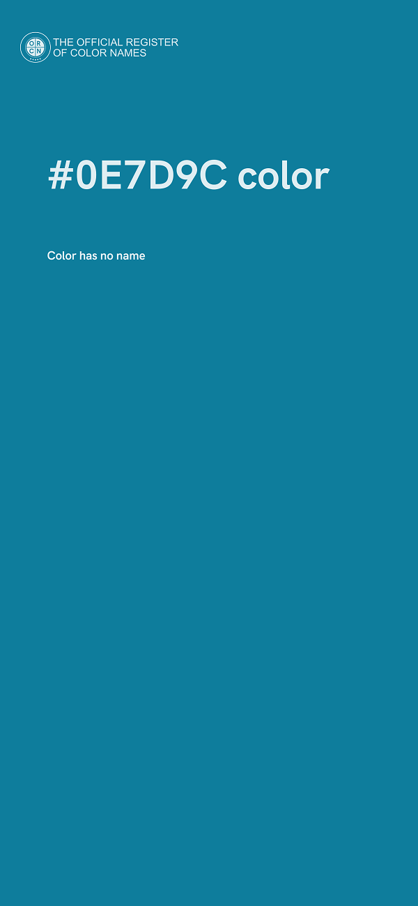 #0E7D9C color image