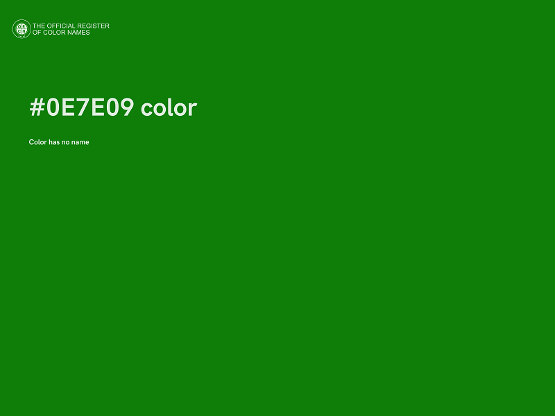 #0E7E09 color image