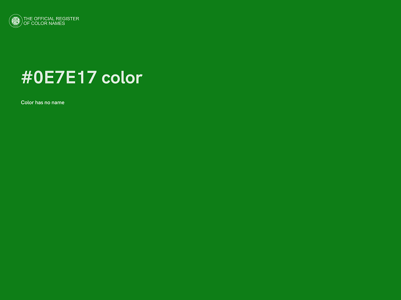 #0E7E17 color image