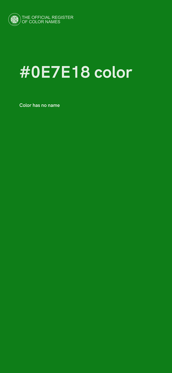 #0E7E18 color image