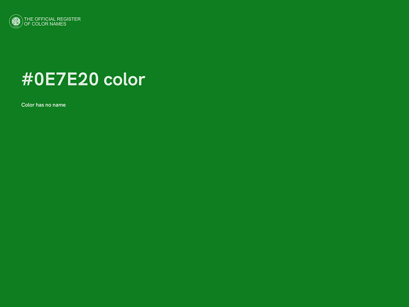 #0E7E20 color image