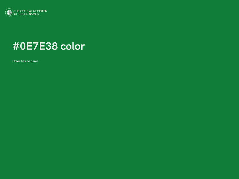 #0E7E38 color image
