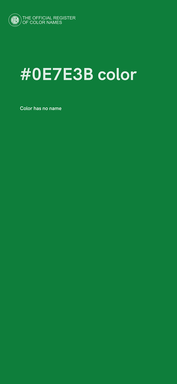 #0E7E3B color image