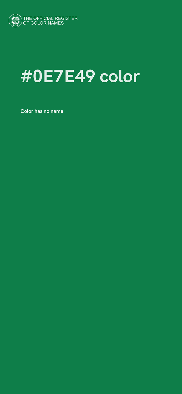 #0E7E49 color image