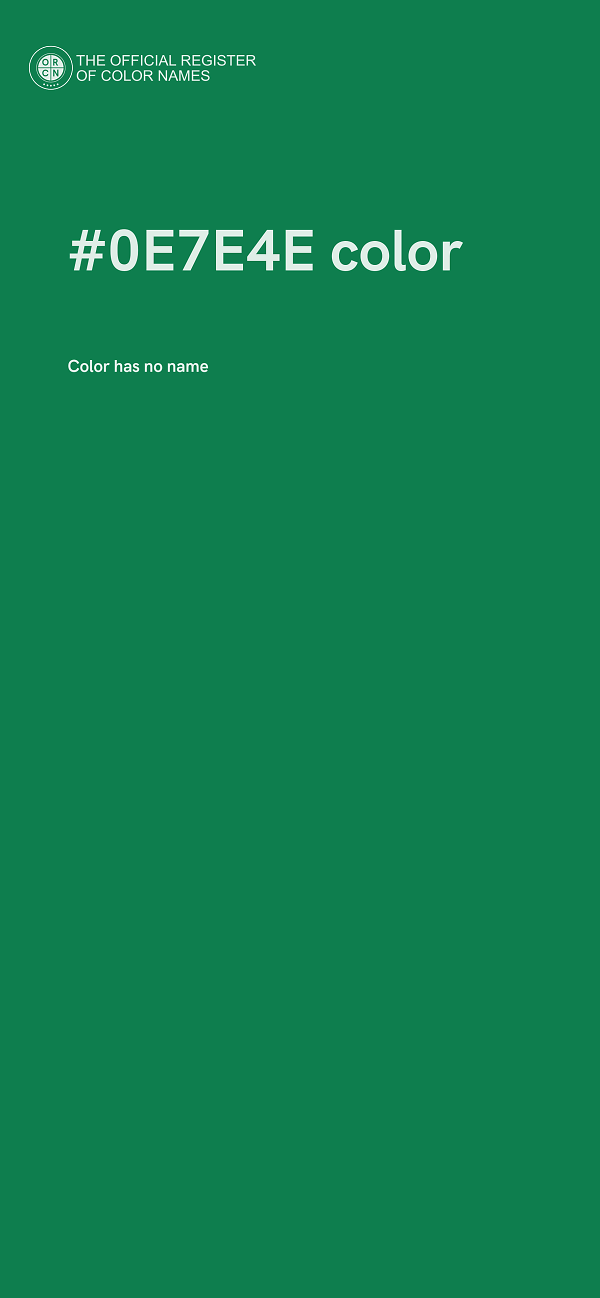 #0E7E4E color image